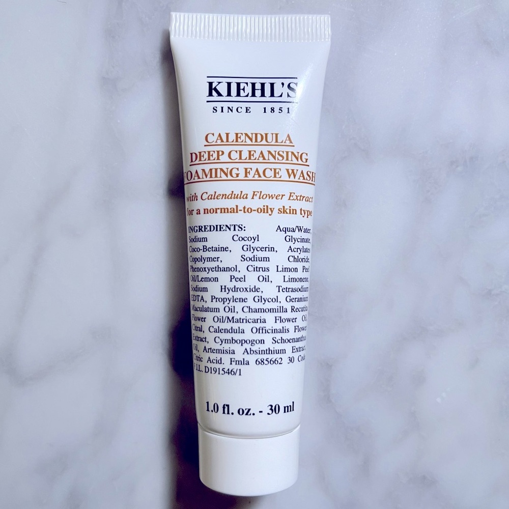 Kiehl's travel size Calendula Deep Cleansing Foaming Face Wash - new, 1 fl oz